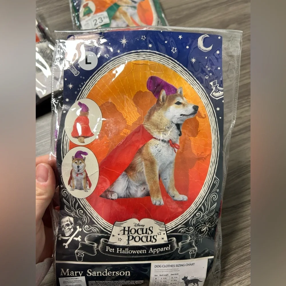 Lot Of 3 Hocus Pocus Dog Costumes Size Large - NWT